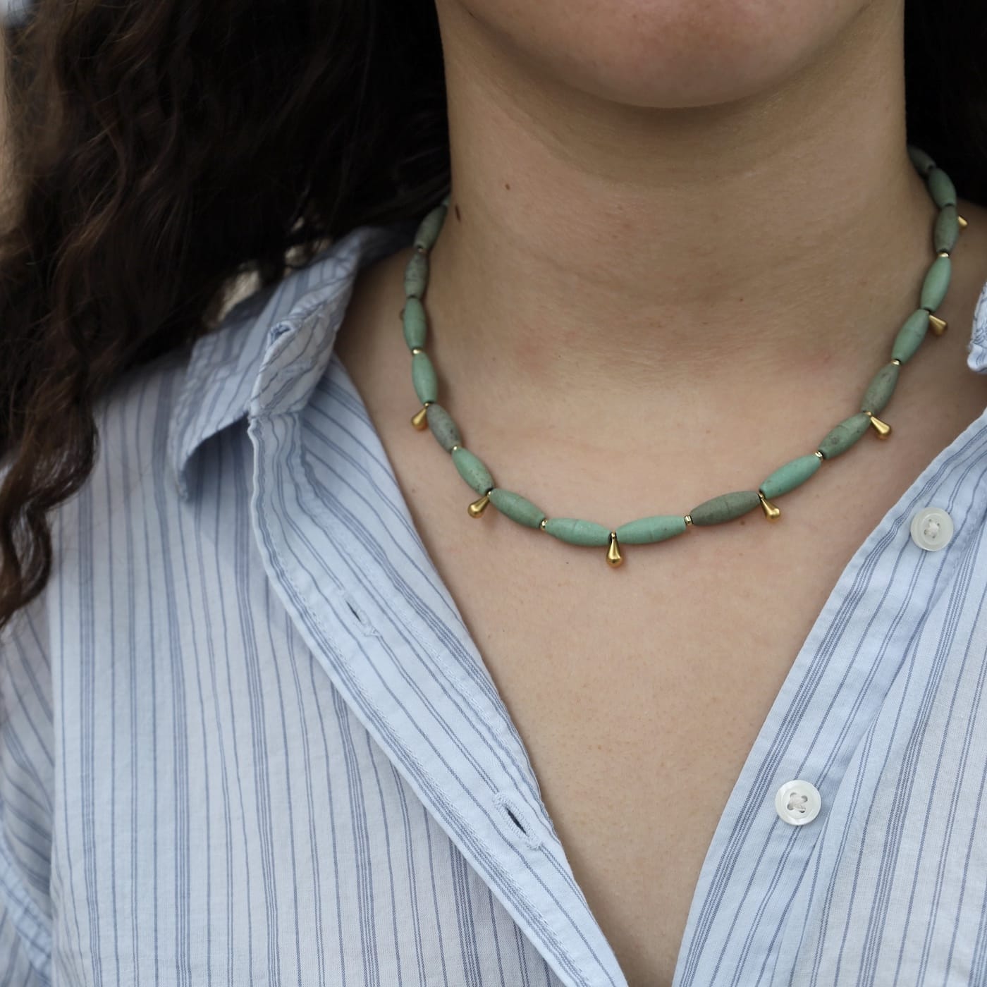 NKL-GPL Everyday Turquoise Necklace