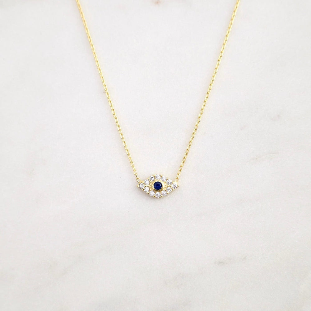 
                      
                        NKL-GPL Evil Eye CZ Necklace
                      
                    