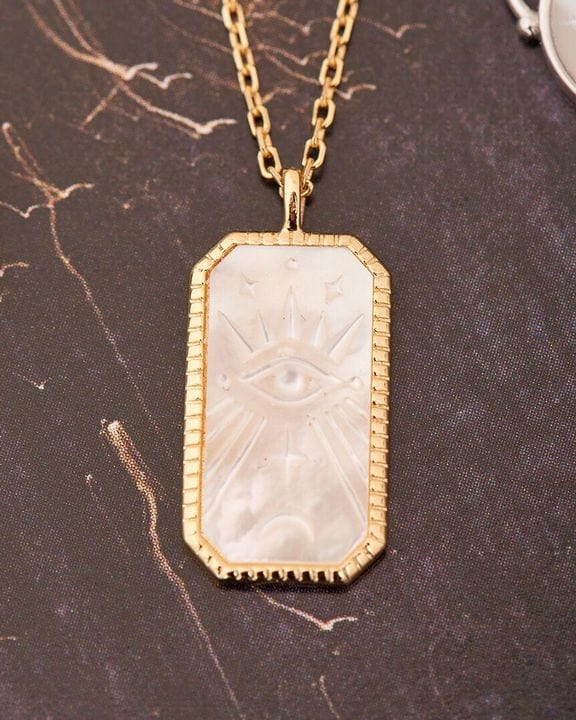 
                      
                        NKL-GPL Evil Eye Gold Pendant Necklace
                      
                    