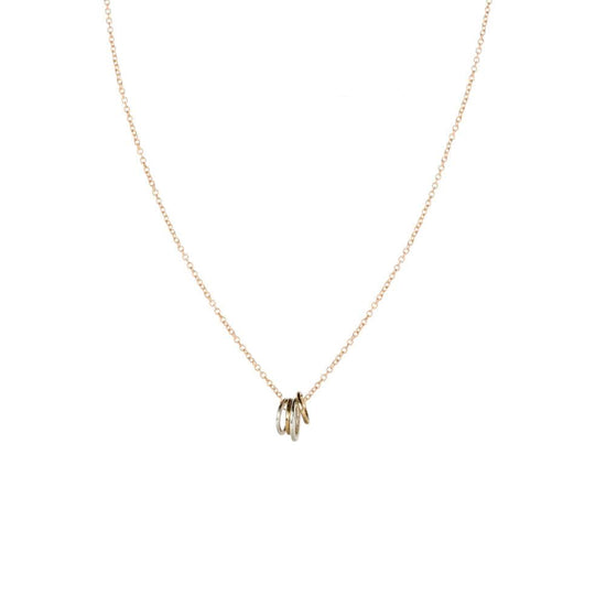 NKL-GPL Familia Necklace on Gold Chain