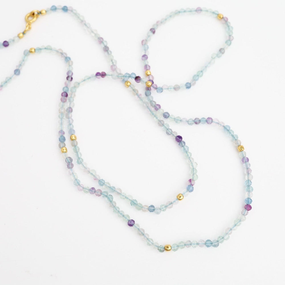 
                  
                    NKL-GPL Fluorite Beaded Necklace
                  
                