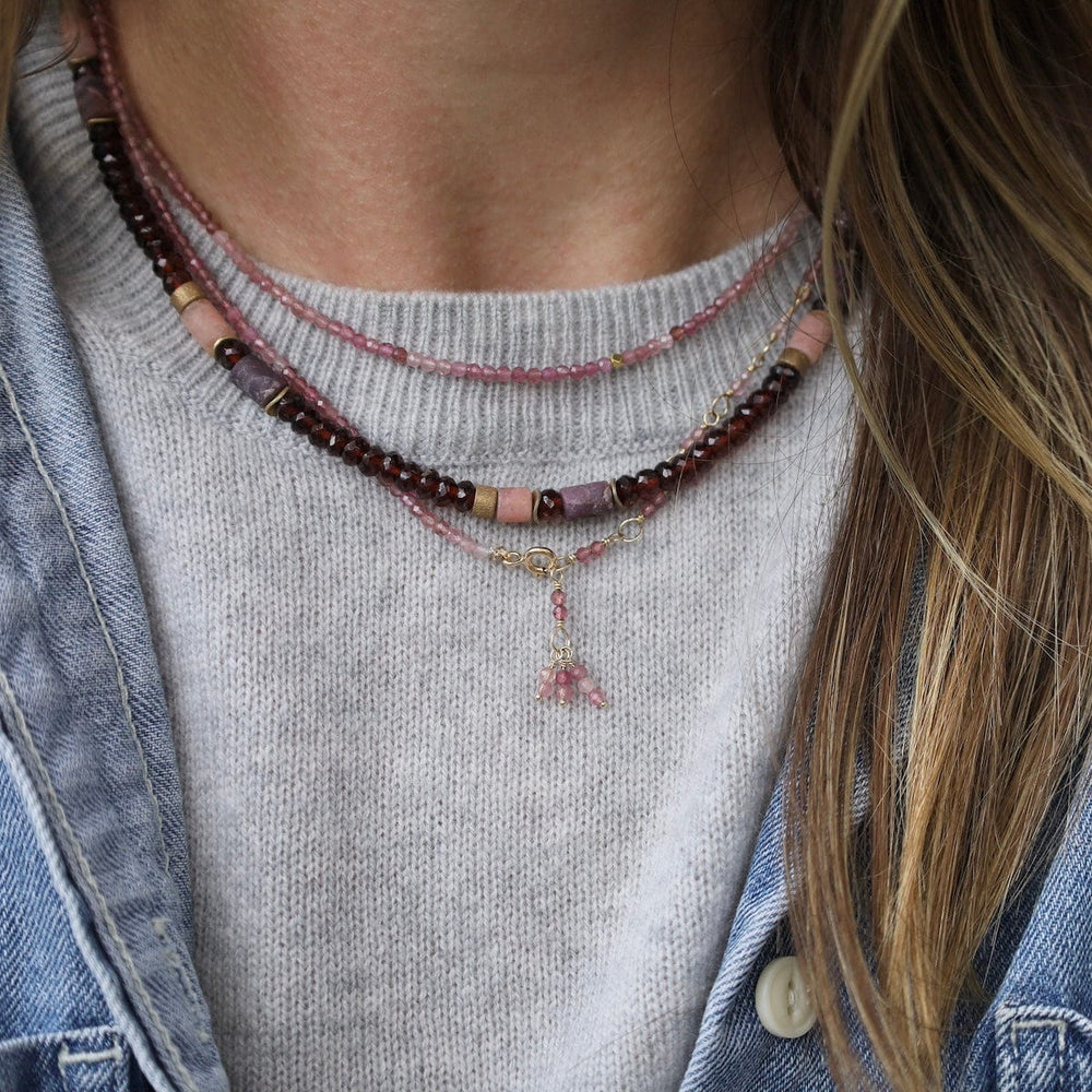 
                      
                        NKL-GPL Garnet, Ruby, & Rhodonite Necklace
                      
                    