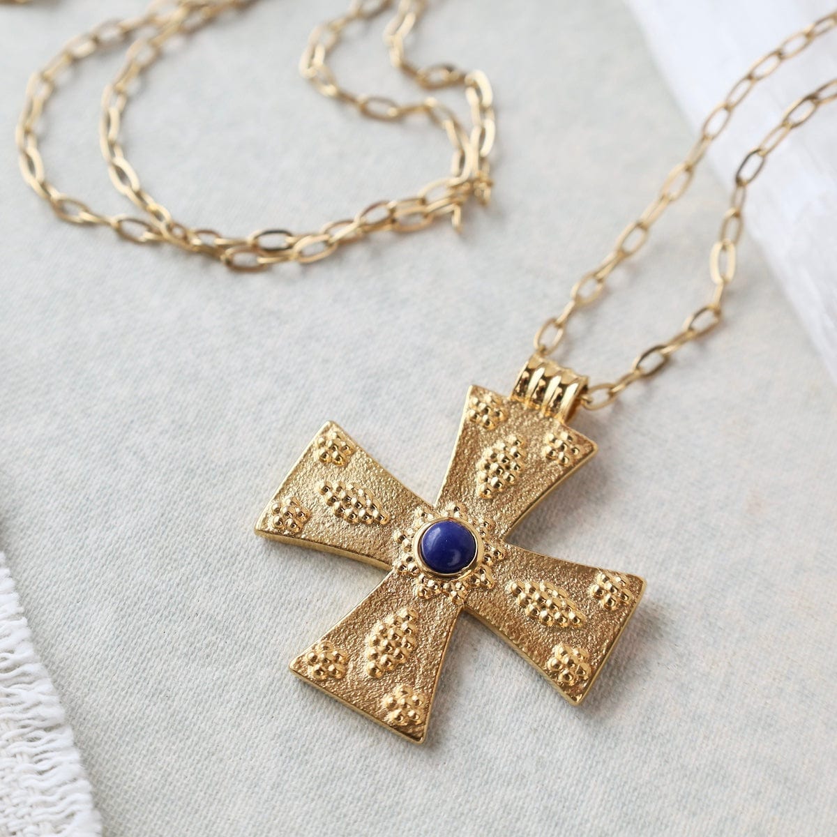 NKL-GPL GEORGIA BLUE // The Etruscan Cross blue version -