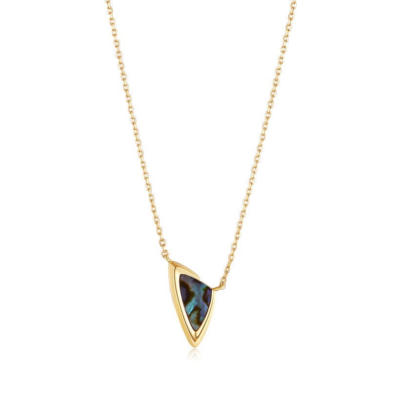 
                      
                        NKL-GPL Gold Arrow Abalone Pendant Necklace
                      
                    