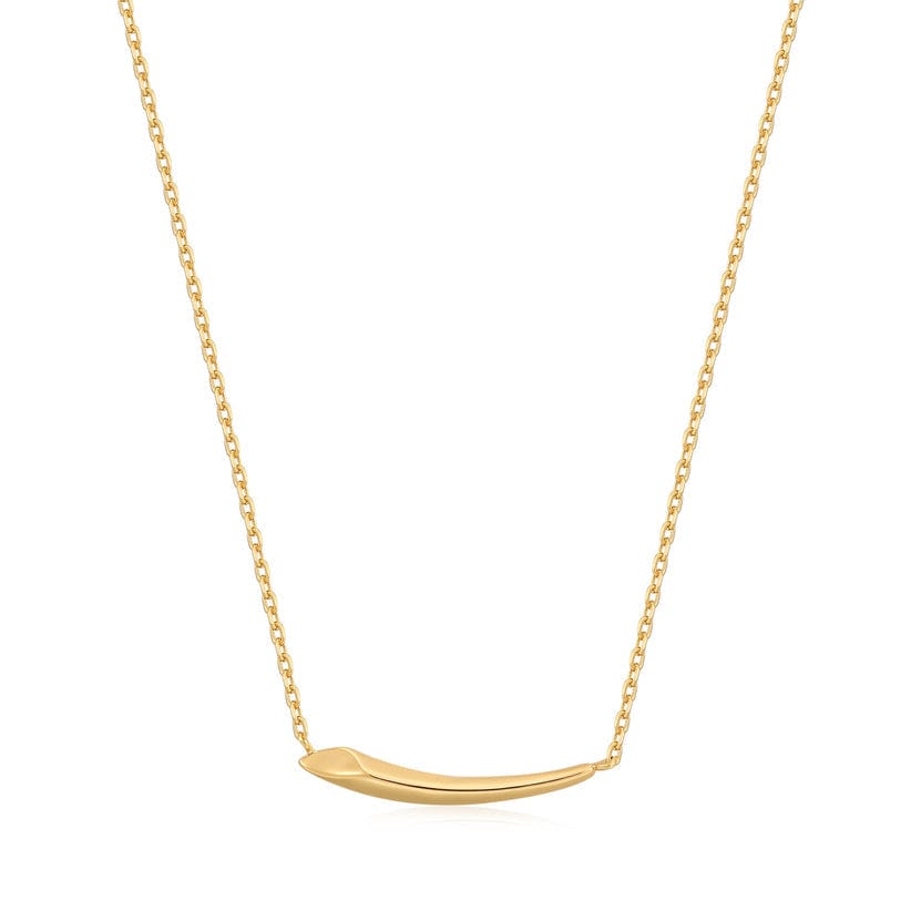 NKL-GPL Gold Arrow Bar Necklace