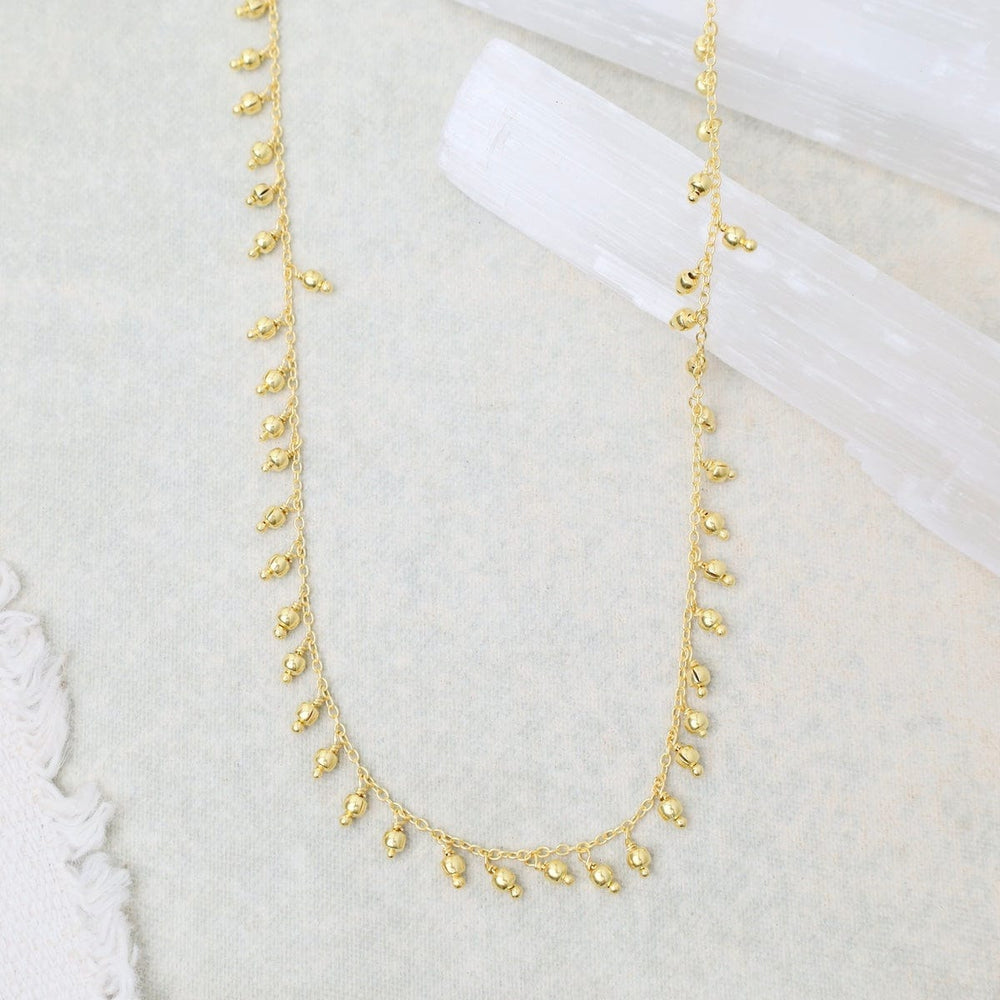 
                      
                        NKL-GPL Gold Balls Adjustable 14" Choker Necklace
                      
                    