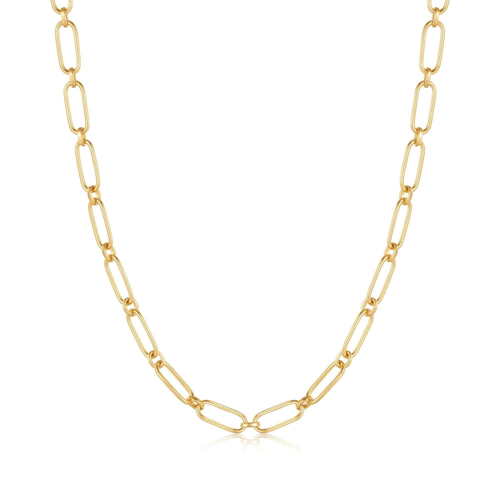 
                      
                        NKL-GPL Gold Cable Connect Chunky Chain Necklace
                      
                    