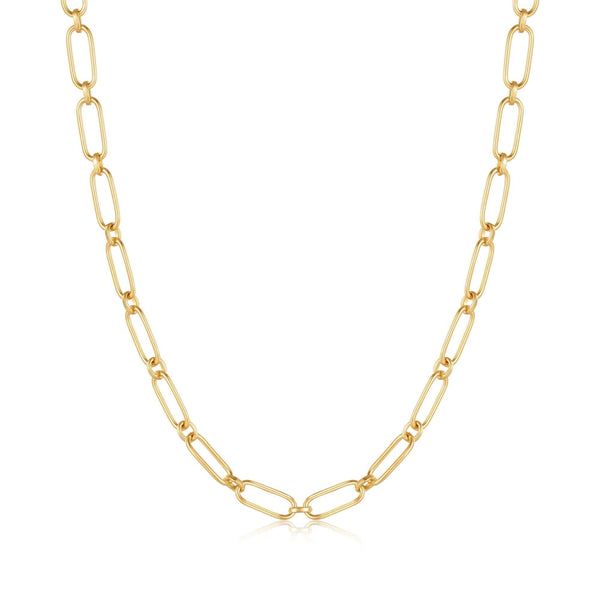 Gold Cable Connect Chunky Chain Necklace – Dandelion Jewelry