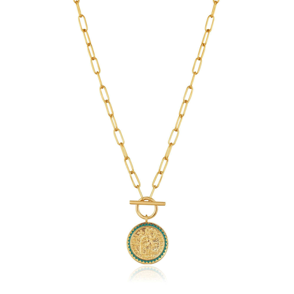 NKL-GPL Gold Emperor T-bar Necklace