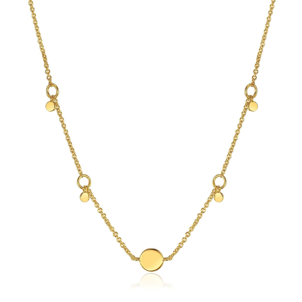 
                      
                        NKL-GPL Gold Geometry Drop Discs Necklace
                      
                    