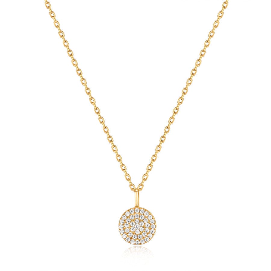 
                      
                        NKL-GPL Gold Glam Disc Pendant Necklace
                      
                    