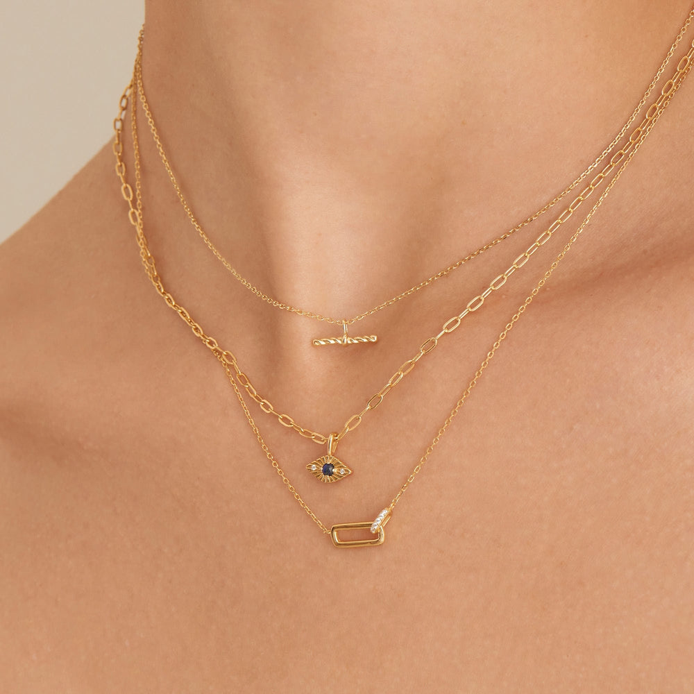 
                      
                        NKL-GPL Gold Glam Interlock Necklace
                      
                    