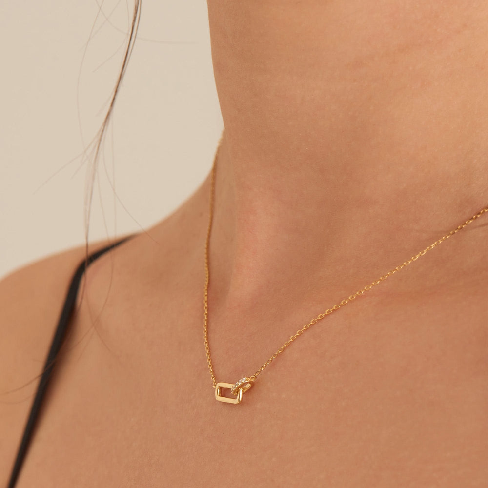 
                      
                        NKL-GPL Gold Glam Interlock Necklace
                      
                    