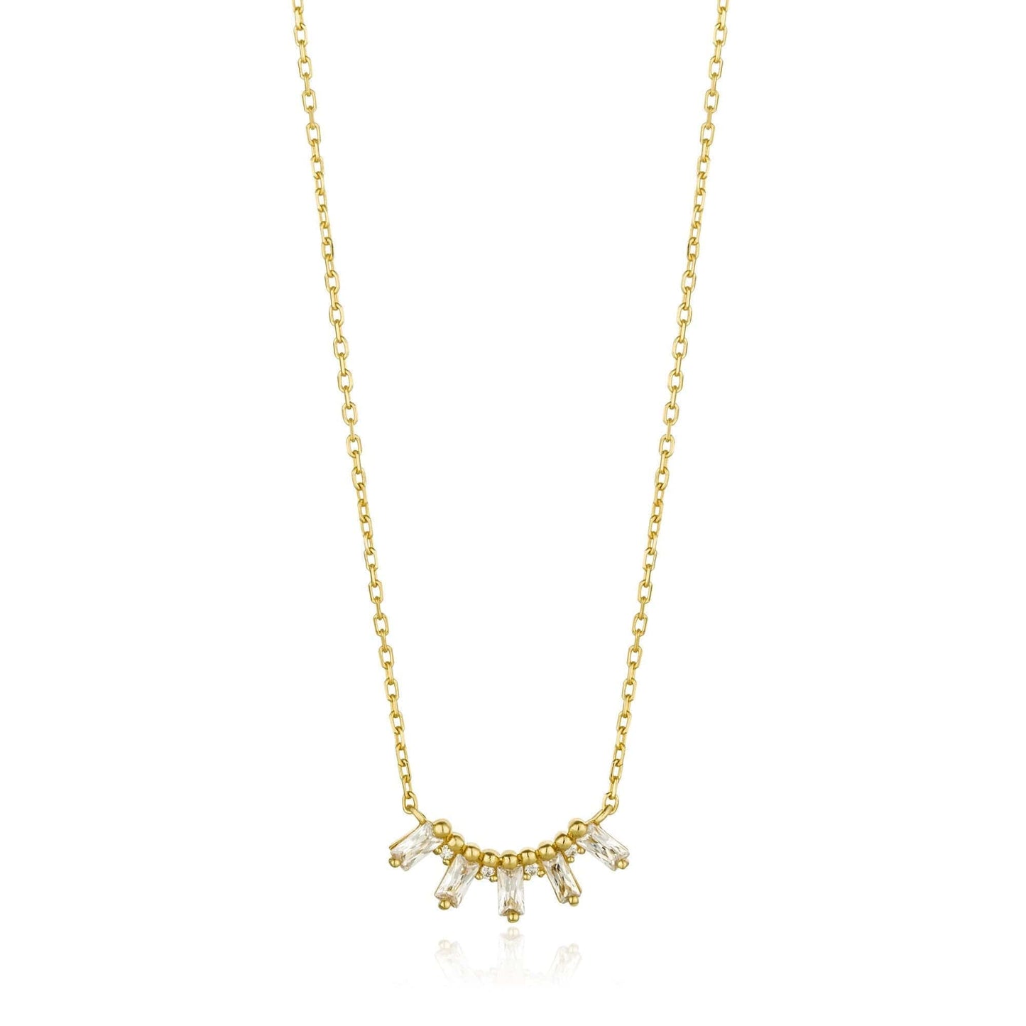 NKL-GPL Gold Glow Solid Bar Necklace