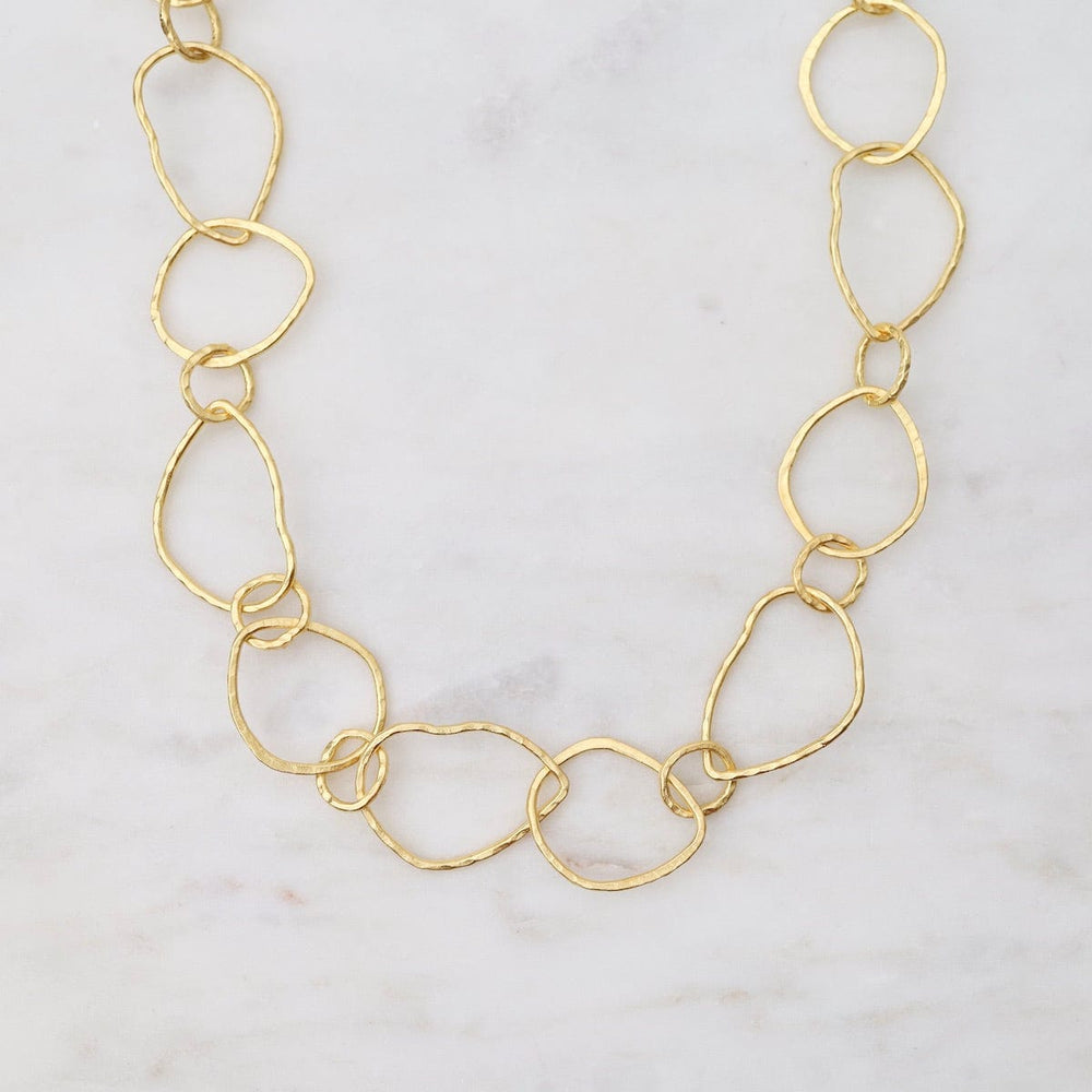 
                      
                        NKL-GPL Gold Irregular Circles Link Chain
                      
                    