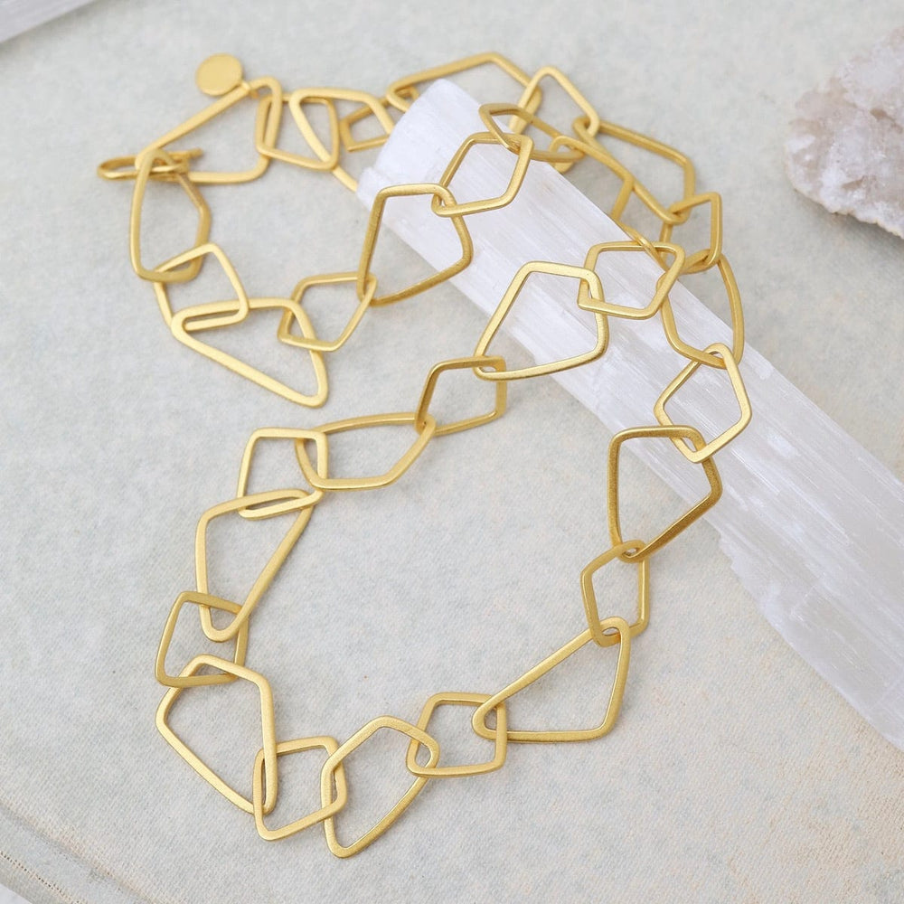 
                      
                        NKL-GPL Gold Irregular Shaped Link Chain
                      
                    