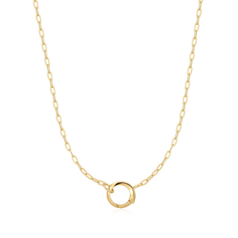 
                      
                        NKL-GPL Gold Link Charm Chain Necklace
                      
                    