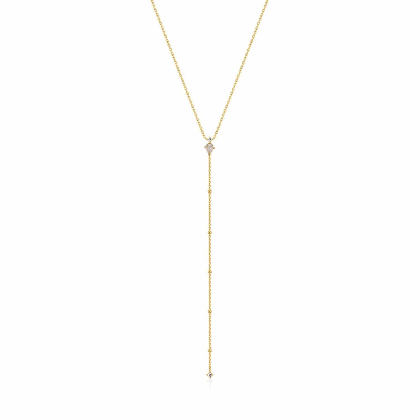 NKL-GPL Gold Midnight Y Necklace