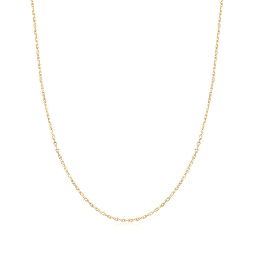 NKL-GPL Gold Mini Link Charm Chain Necklace