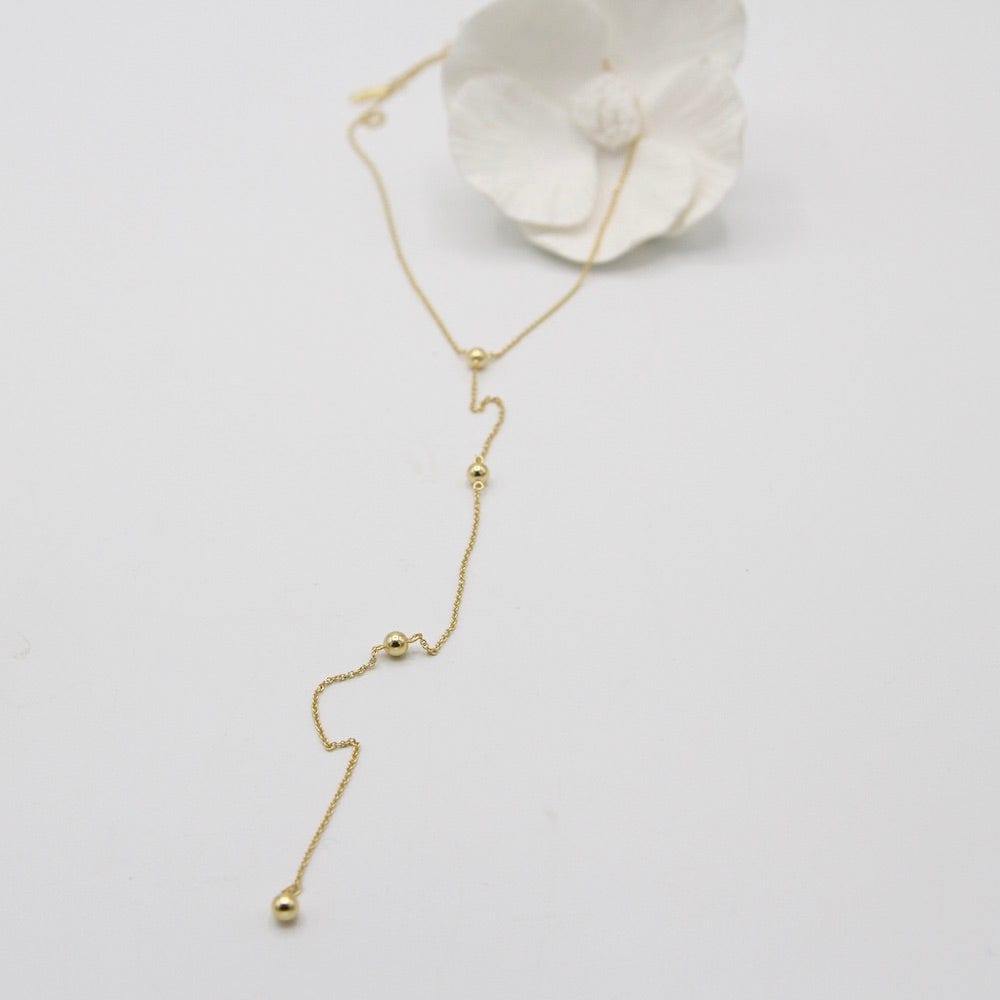 
                      
                        NKL-GPL Gold Modern Beaded Y Necklace
                      
                    