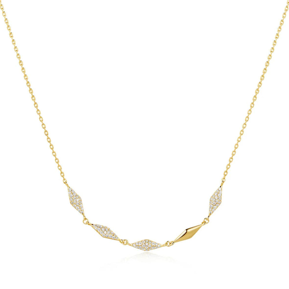 NKL-GPL Gold Multi Sparkle Necklace