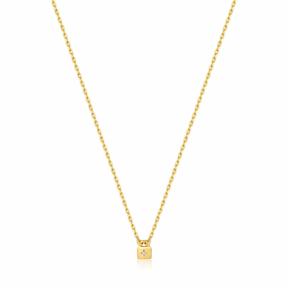 NKL-GPL Gold Padlock Necklace