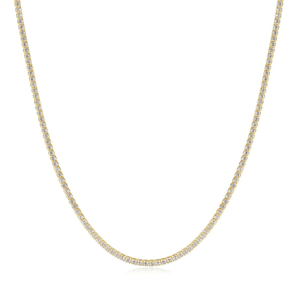 NKL-GPL Gold Pave Necklace