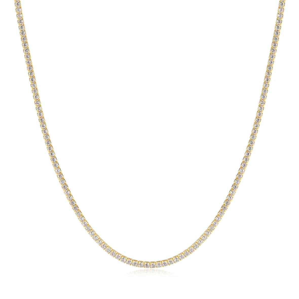 NKL-GPL Gold Pave Necklace