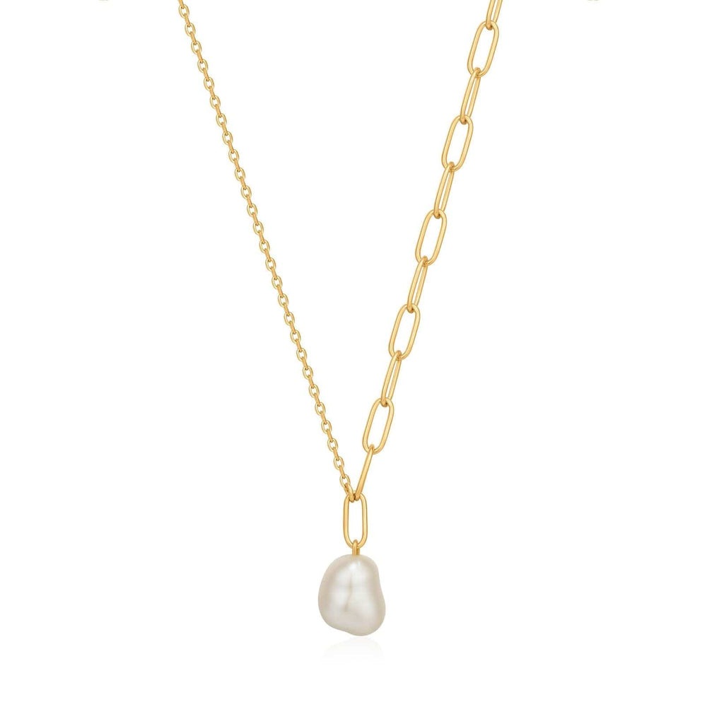 
                      
                        NKL-GPL Gold Pearl Chunky Necklace
                      
                    