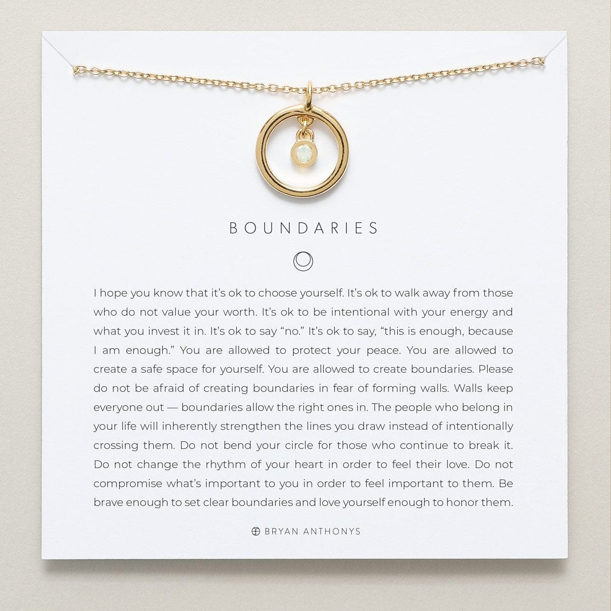 NKL-GPL Gold Plated Boundaries Necklace