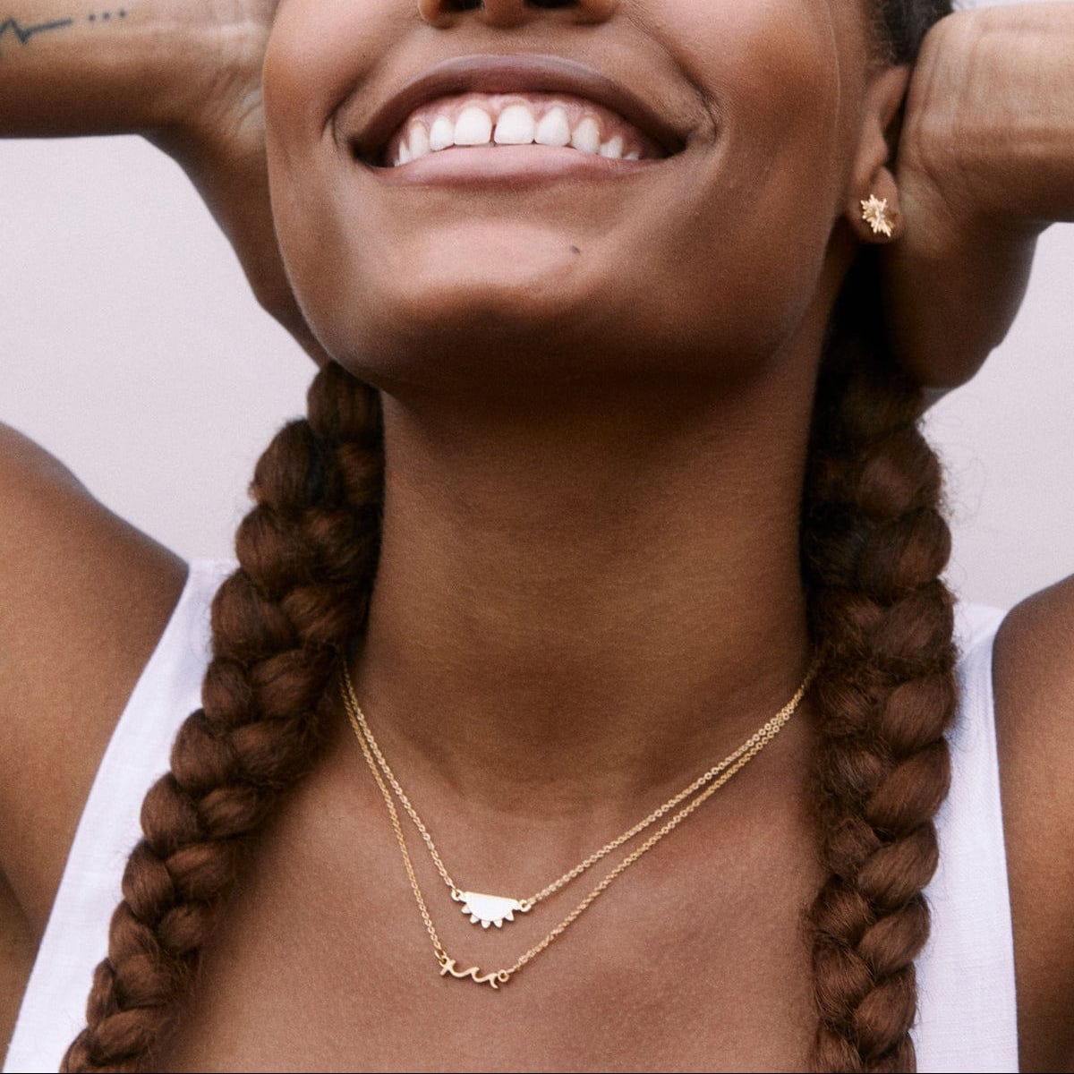 NKL-GPL Gold Plated Go With the Waves Necklace