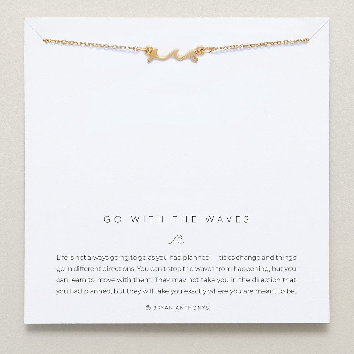 NKL-GPL Gold Plated Go With the Waves Necklace