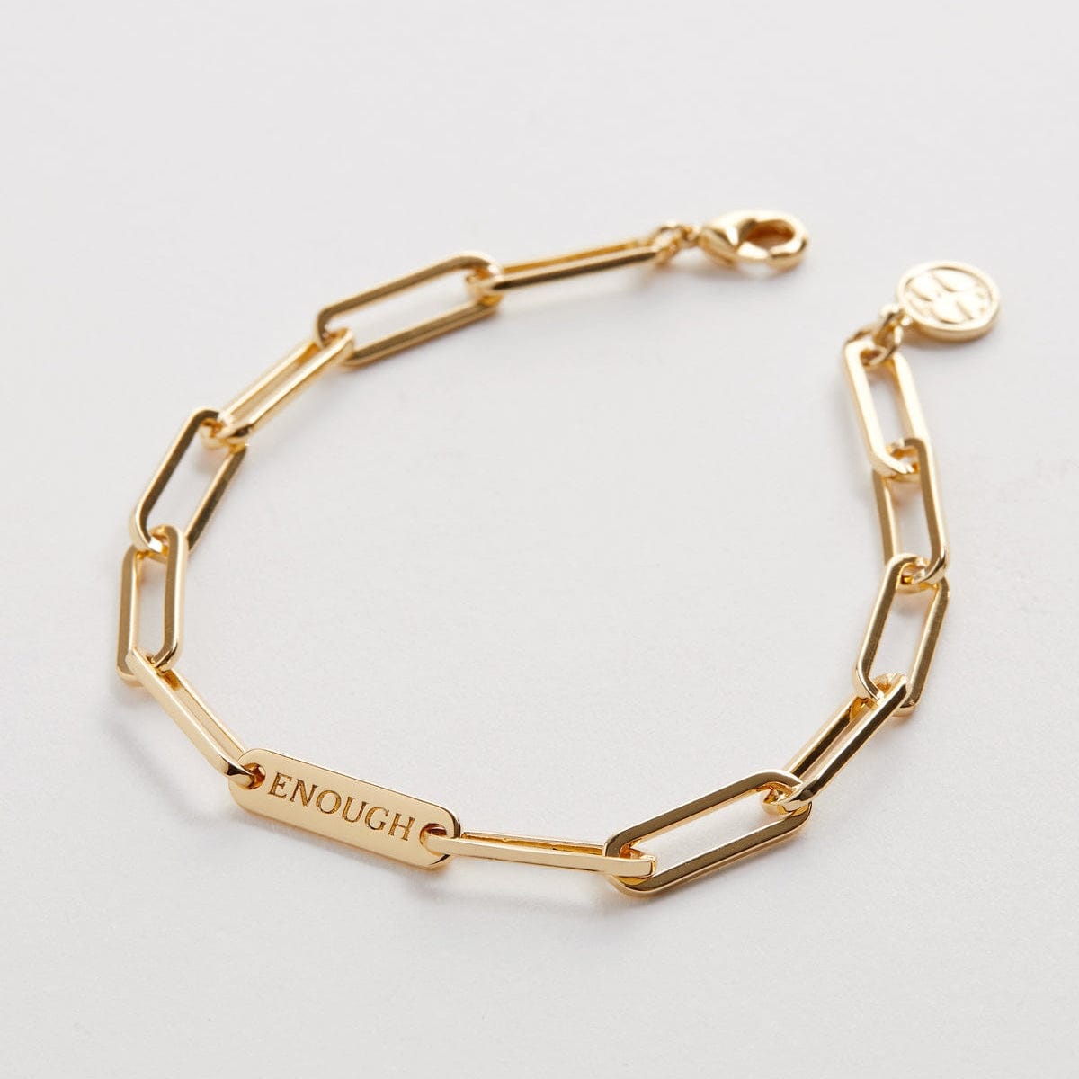 NKL-GPL Gold Plated I am Enough Bracelet