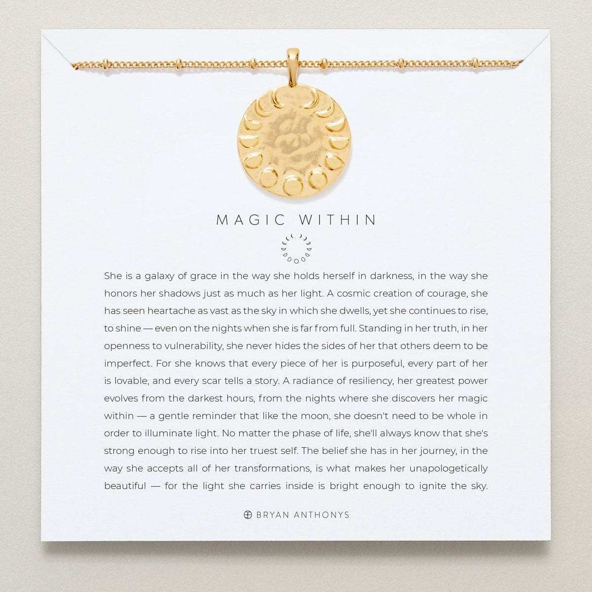 NKL-GPL Gold Plated Magic Within Necklace