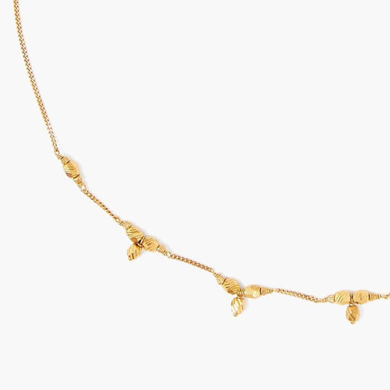NKL-GPL Gold Pyramid Necklace