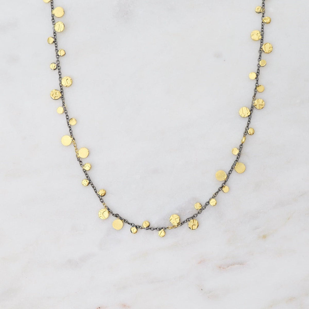 
                      
                        NKL-GPL Gold Rhodium Dot Necklace
                      
                    