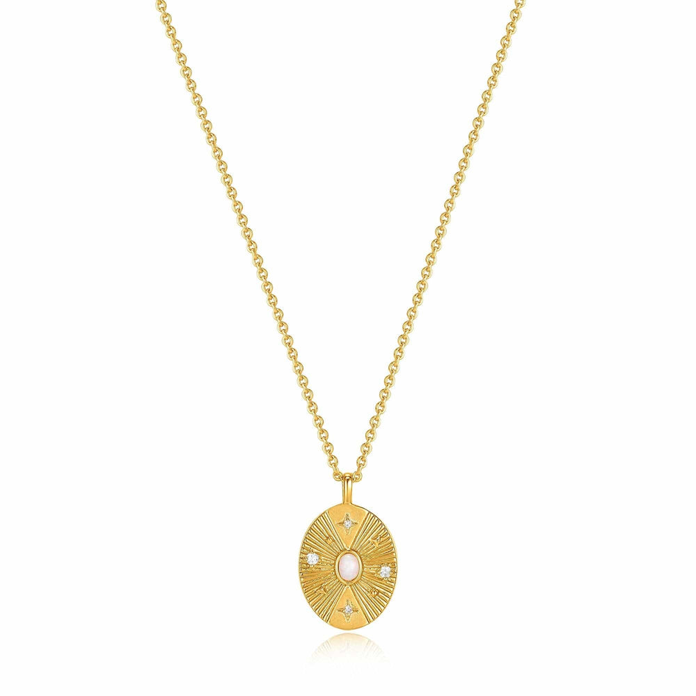 
                      
                        NKL-GPL Gold Scattered Stars Kyoto Opal Disc Necklace
                      
                    