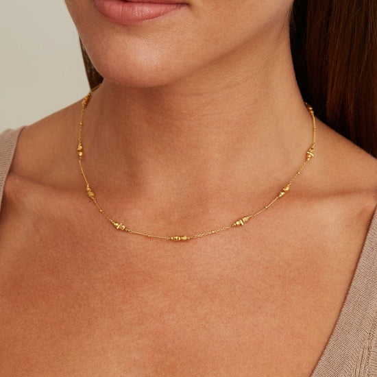 NKL-GPL Gold Scribe Necklace