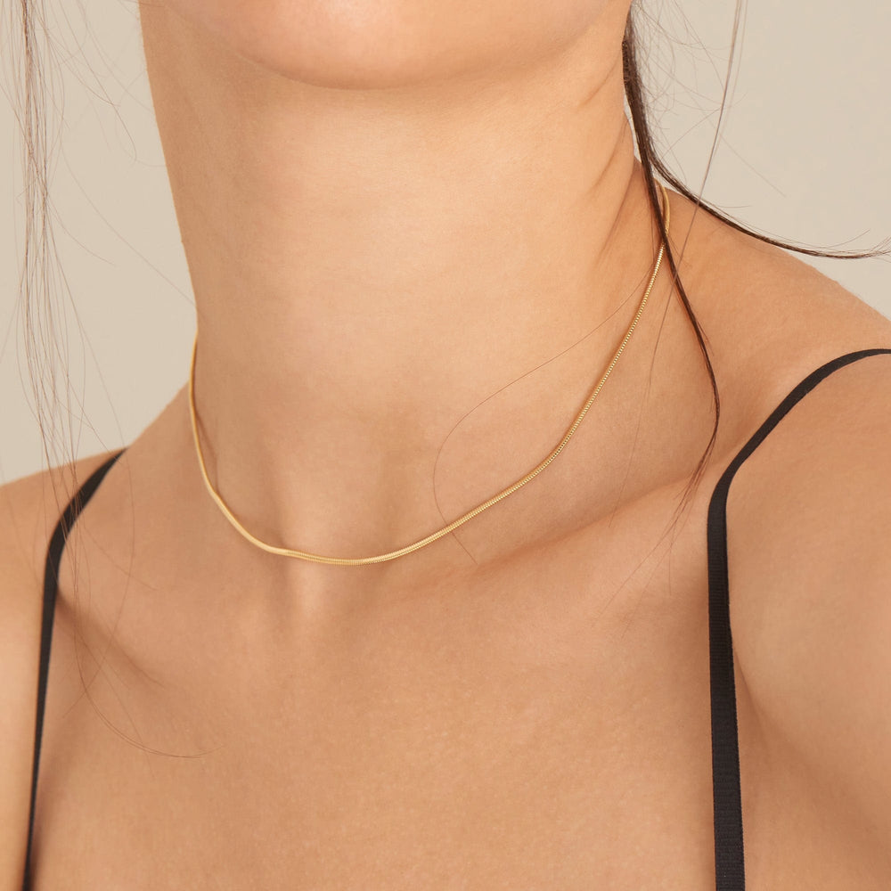 NKL-GPL Gold Snake Chain Necklace