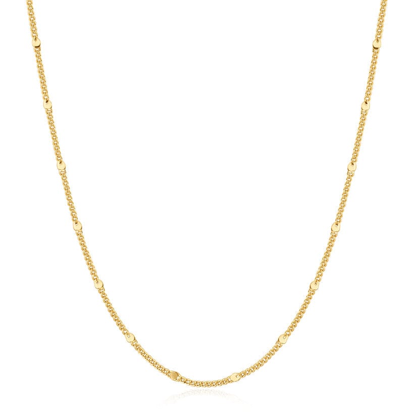 NKL-GPL Gold Spheres Chain Necklace