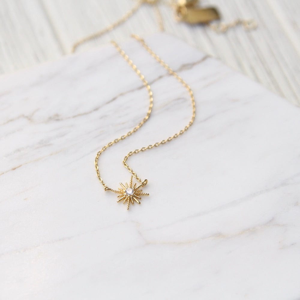 
                      
                        NKL-GPL Gold Starburst Choker
                      
                    