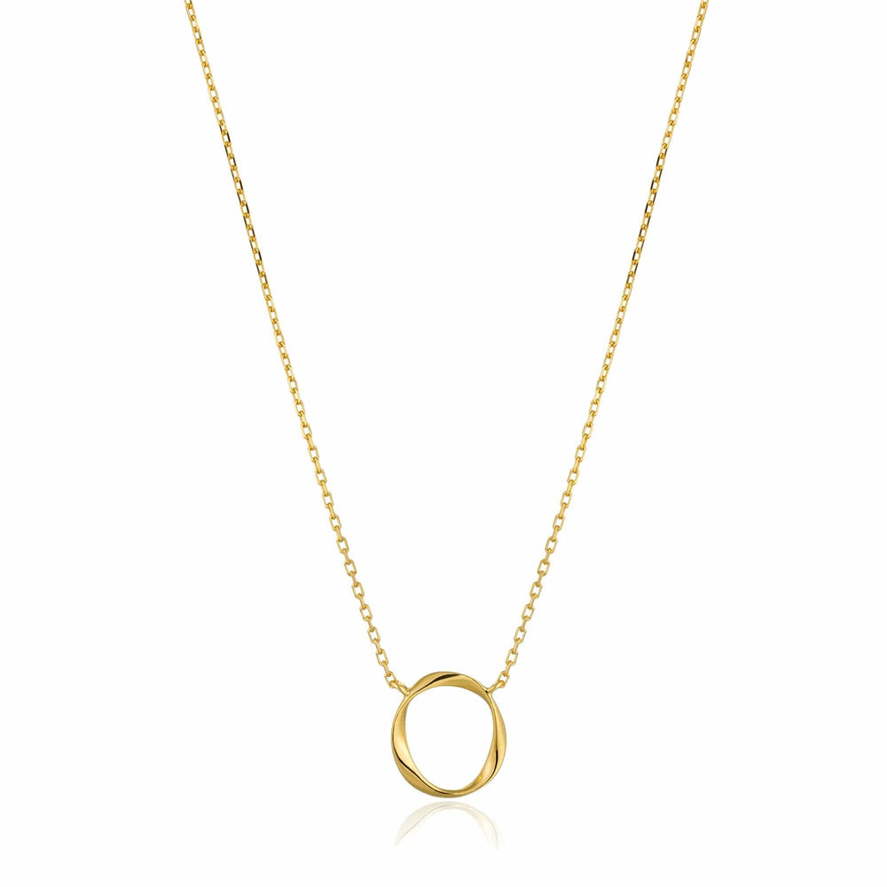 NKL-GPL Gold Swirl Necklace