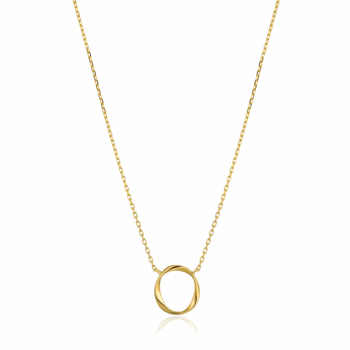 NKL-GPL Gold Swirl Necklace