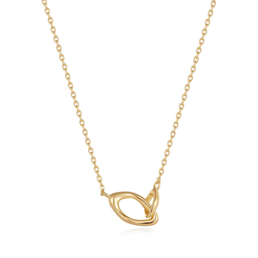 
                      
                        NKL-GPL Gold Wave Link Necklace
                      
                    