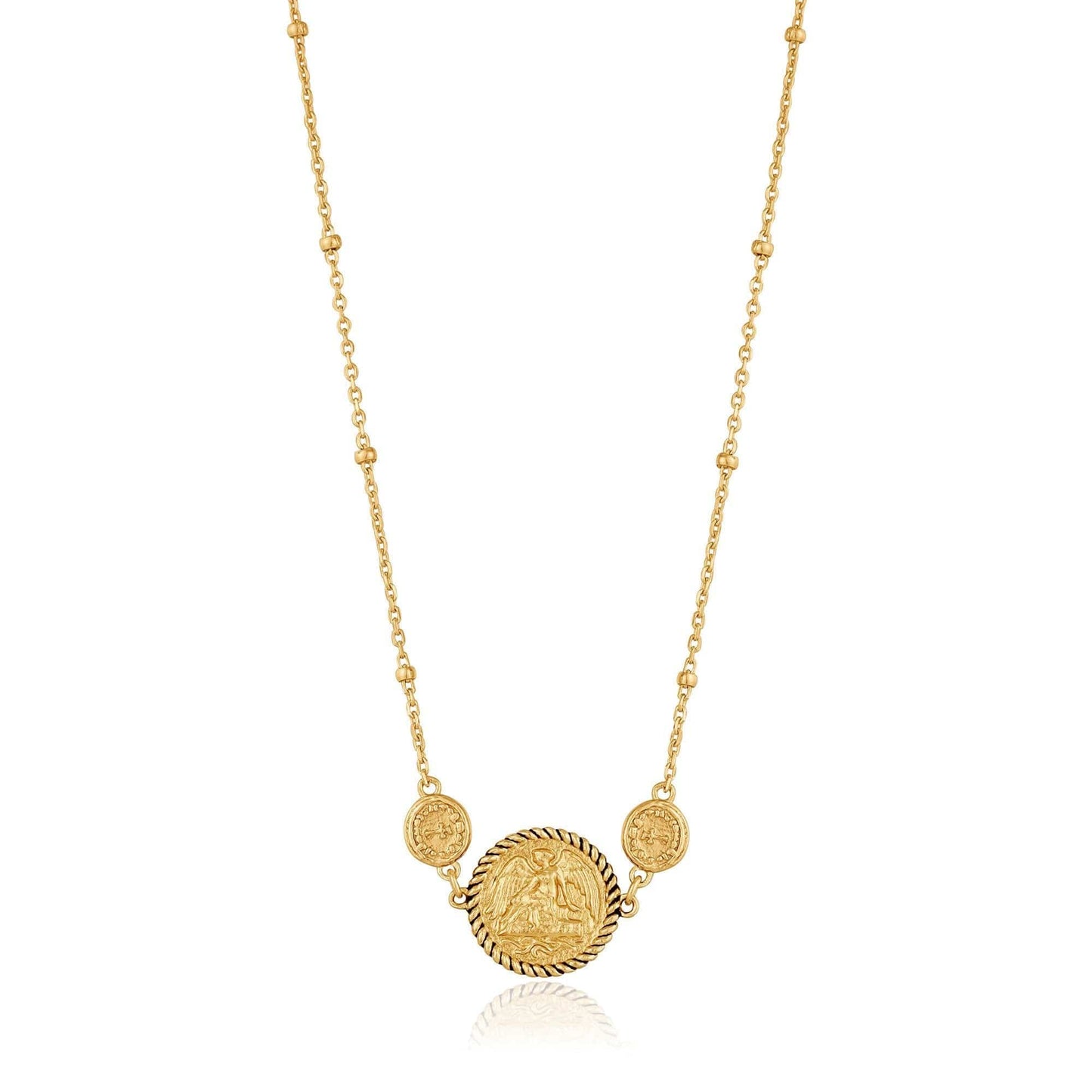 NKL-GPL Gold Winged Goddess Necklace