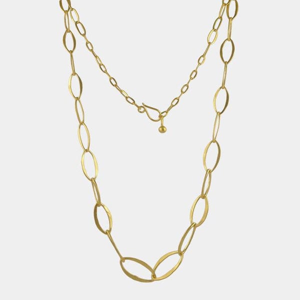 
                      
                        NKL-GPL Graduated Leaf Shape Chain Necklace
                      
                    