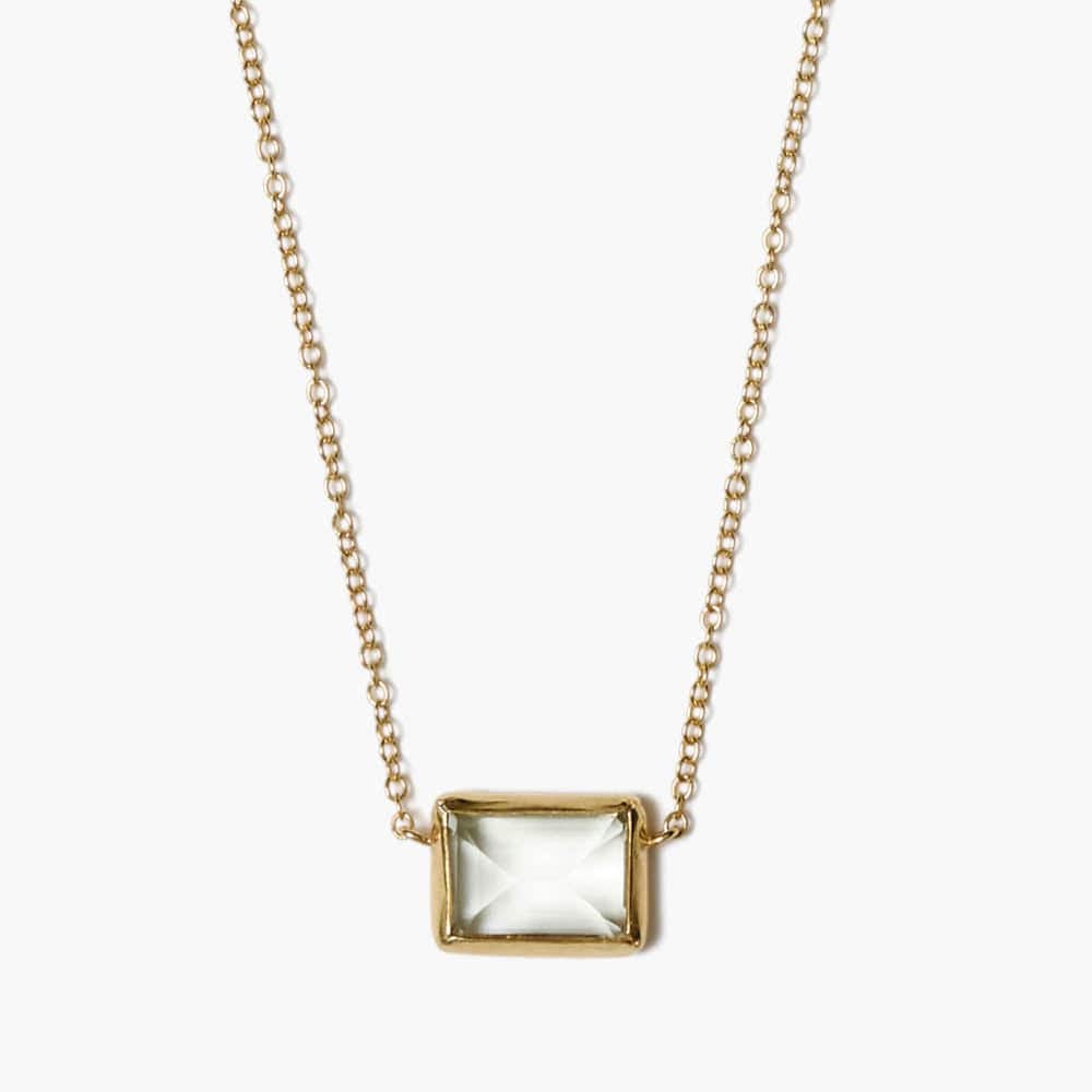 NKL-GPL Green Amethyst Necklace