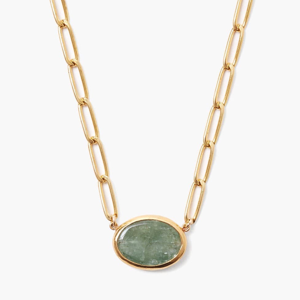 
                      
                        NKL-GPL Green Kyanite Tab Pendant Necklace
                      
                    