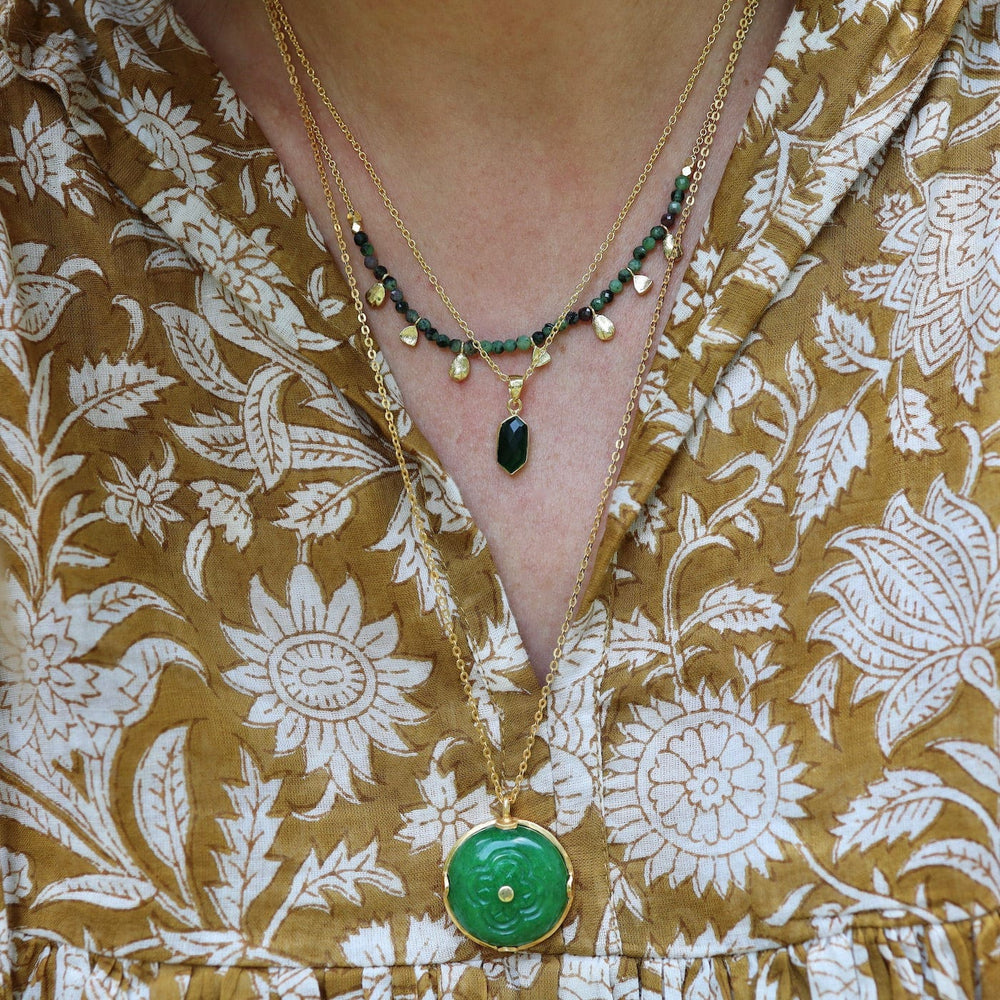 
                      
                        NKL-GPL Green Tourmaline Necklace
                      
                    