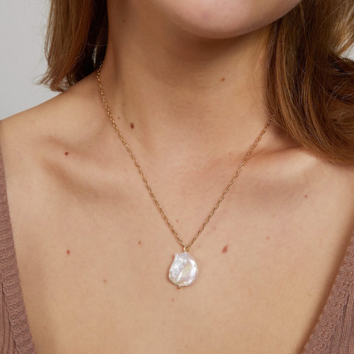 NKL-GPL Grit Pendant Necklace